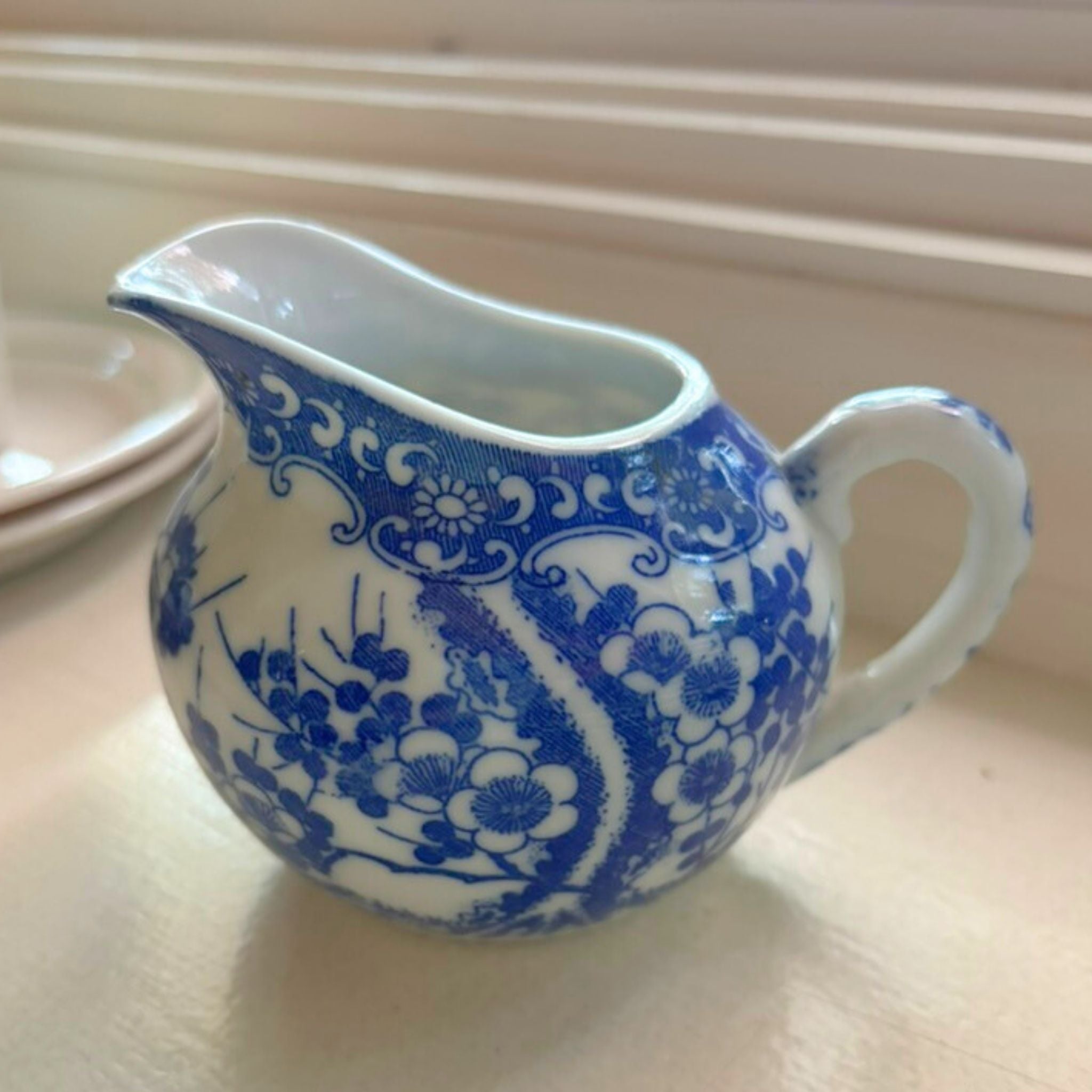 Noritake Nippon Tokusei Sakura Blossom Creamer