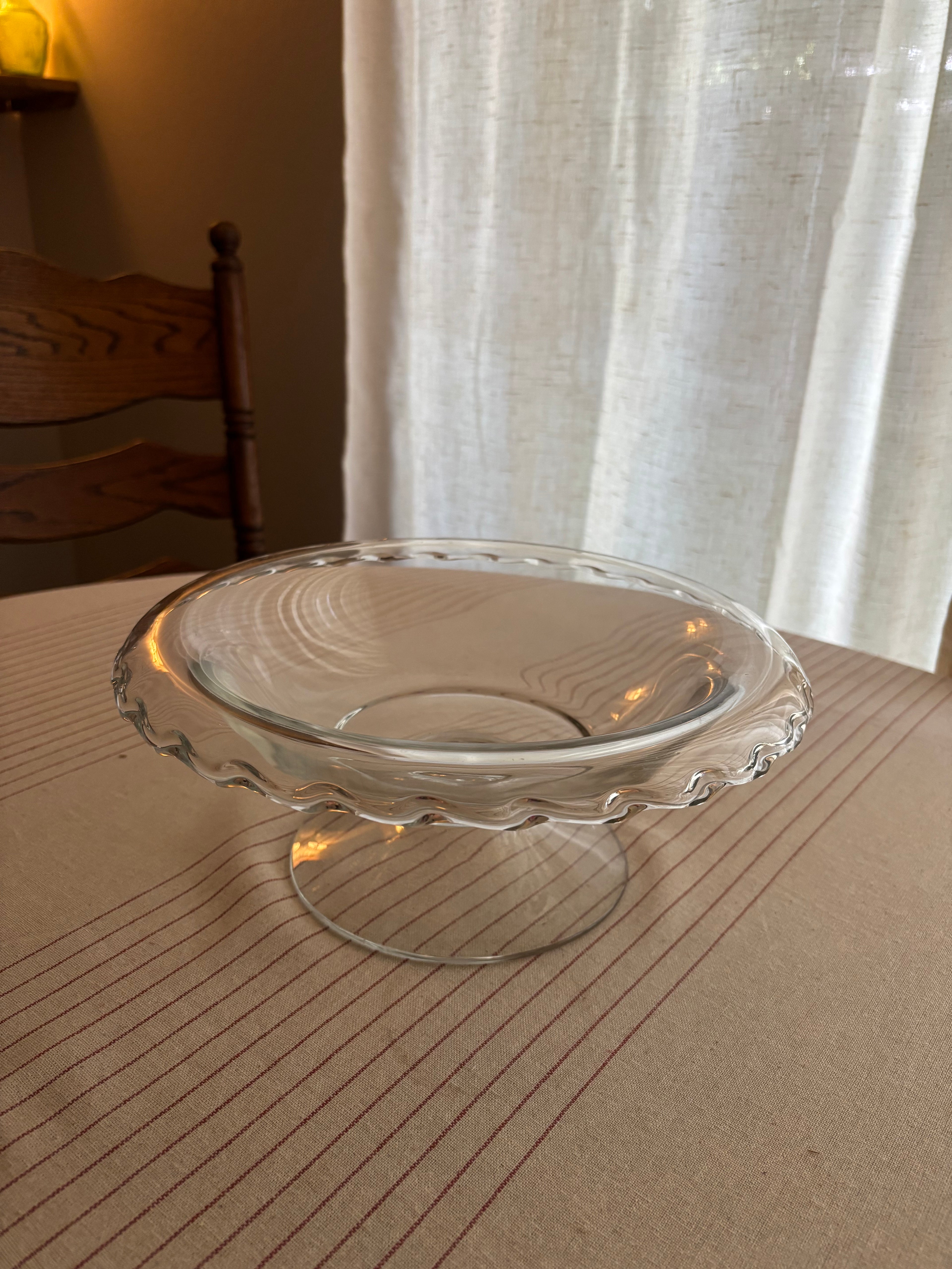 Vintage Glass Fruit Bowl - Fostoria