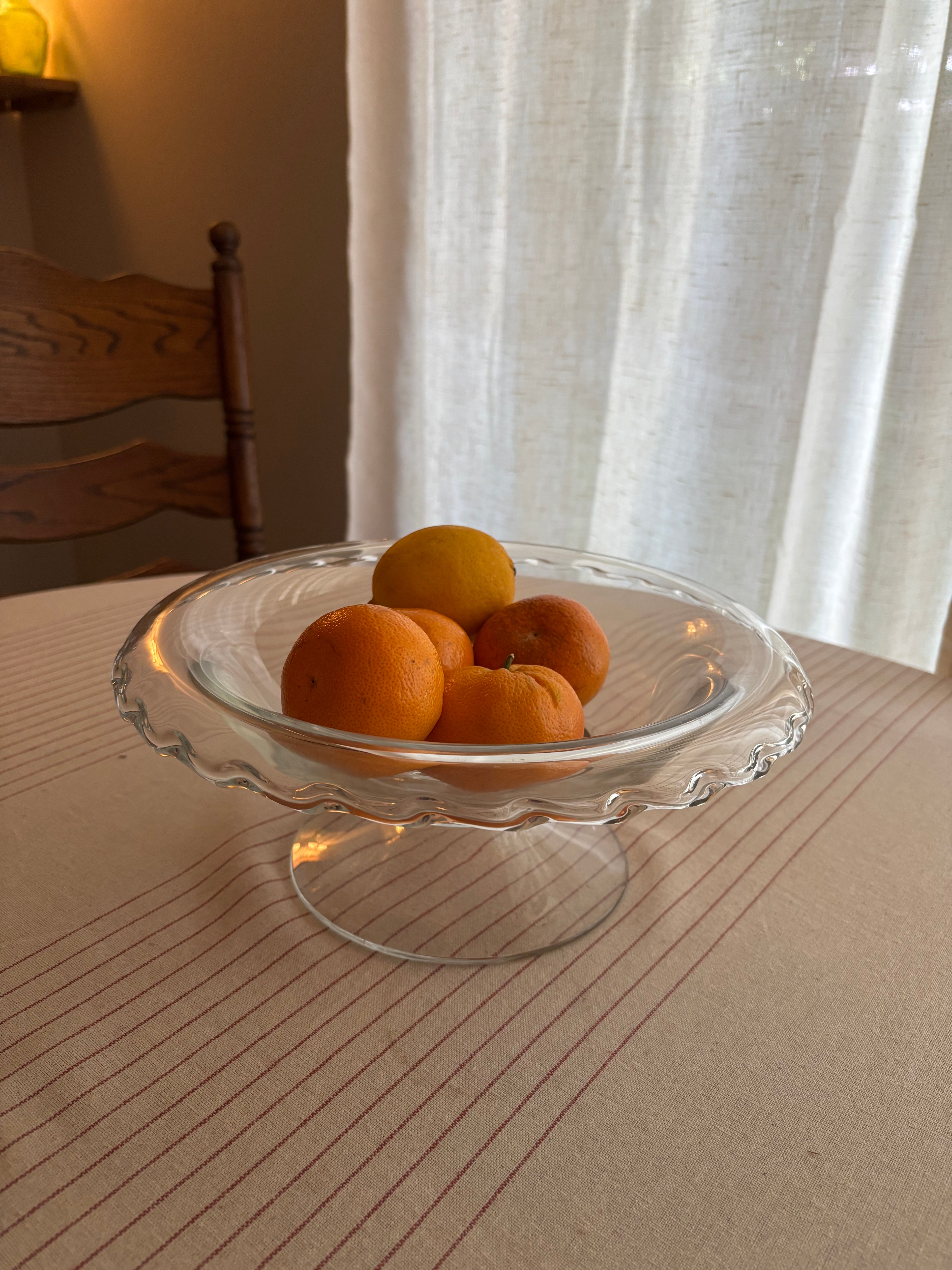Vintage Glass Fruit Bowl - Fostoria