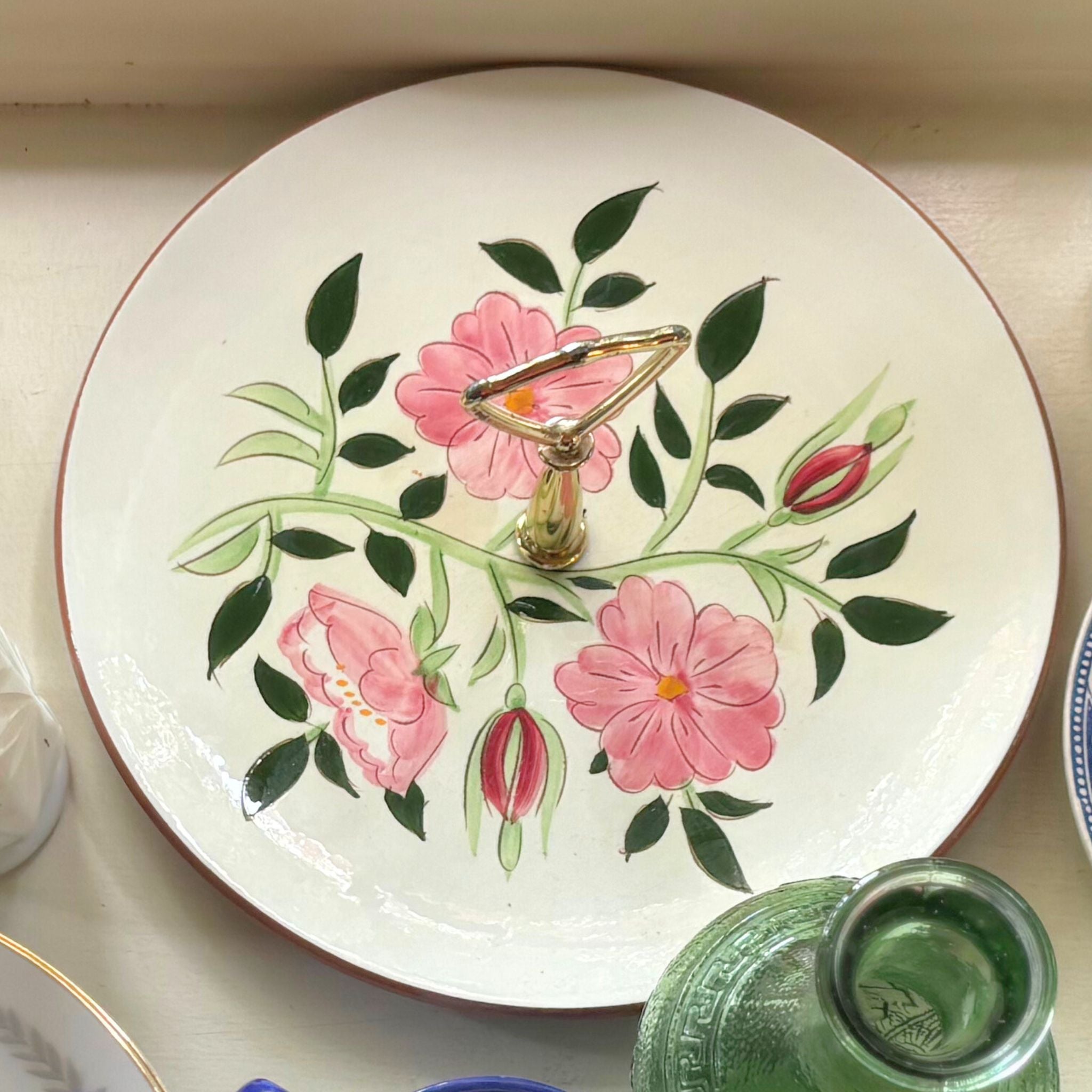 Vintage Stangl Wild Rose Tray 2