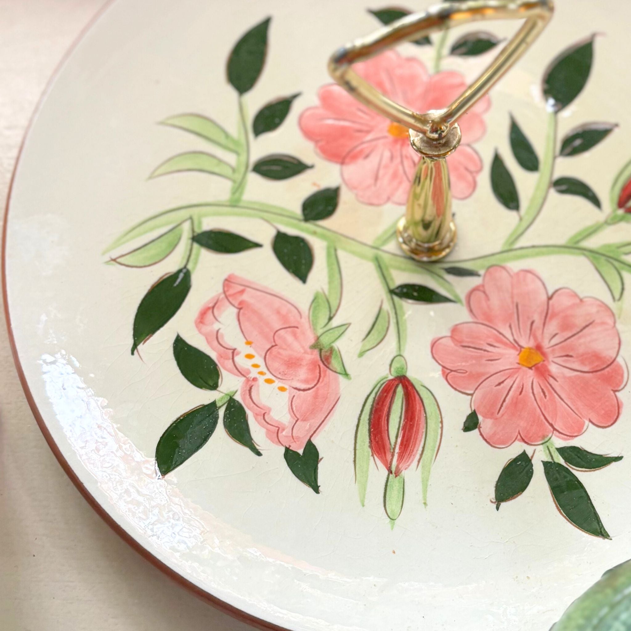 Vintage Stangl Wild Rose Tray 4